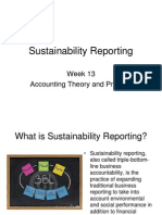 Sustainability Reporting