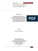 INFORME DE LABORATORIO DE HIDRÁULICA (Bombas en Serie y Paralelo)