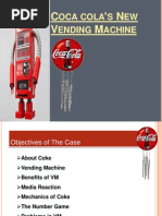 Coca Cola New Vending Machine Strategy