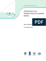 Proceedings of The Thirteenth Executive Committee Meeting