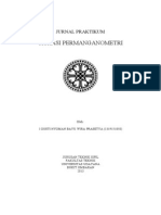 Jurnal Praktikum Permanganometri