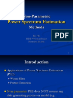 Non-Parametric Methods: Power Spectrum Estimation