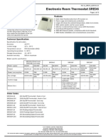 Electronic Room Thermostat SRE06: Description Features