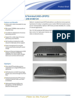 AONT-1315: GPON Optical Network Terminal (4GE+2POTS) Alphion Part Number 240-0100134