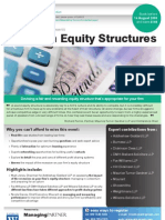 Law Firm Equity Structures