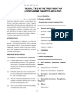 Current Modalities in The Treatment of Non-Insulin Dependent DM