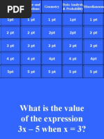 8th Grade CRCT Jeopardy