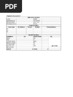 Salary Slip Format 813