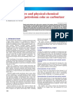 Microstructure and Physical-Chemical Properties of Petroleum Coke As Carburizer