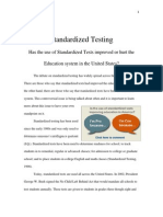 Standardized Testing Issue Exploration