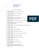 Psychometric Test