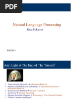 Natural Language Processing Notes