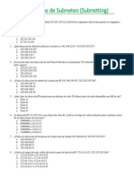 Practice of Subnetting