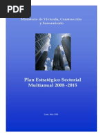 MVCS Plan Estratégico Sectorial Multianual 2008 - 2015