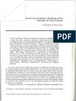 The Significance For Cognitive Realism of The Thought of John Poinsot - Douglas B. Rasmussen