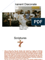 The Permanent Diaconate: Mr. Pablo Cuadra Religion Class