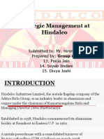 Strategic Management at Hindalco