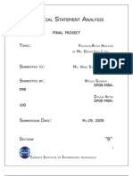 Project - Financial Statement Analysis