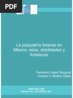 La Psiquiatria Forense en México Retos, Debilidades y Fortalez PDF