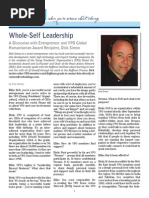 Whole-Self Leadership: A Discussion With Entrepreneur and YPO Global Humanitarian Award Recipient, Dick Simon