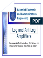 6 Log Anti Log Amplifiers