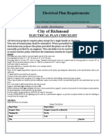 Electrical Checklist