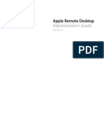 Apple Remote Desktop Administrators Guide