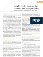 Efficiency of Multi-Trailer Systems For Ship To Stacks Container Transportation