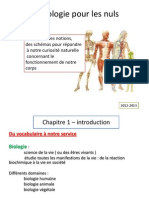 Biologie Chapitre1