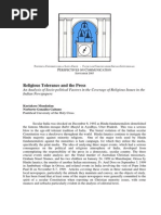 10.religious Tolerance & Press