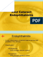 Post Cataract Endophthalmitis