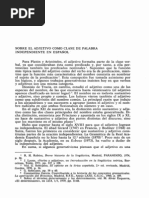 4 Sobre El Adjetivo Como Clase de Palabra Independiente en Español