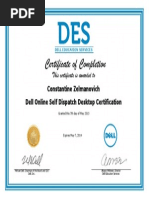 Certificate of Completion: This Certificate Is Awarded To