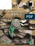 MGP9013 - 3.5E Ultimate NPCS, Supplementary Rulebook XIII