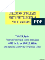 Utilization of Oil Palm Empty Fruit Bunches As Solid Materials'