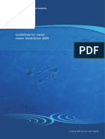 Guidelines of Watermeter Installation 2009