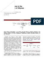 Recent Advances in The Hydrosilylation of Alkynes