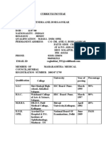 DR Raghvendra CV Data