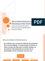 Relaciones Espaciales y Organizaciones Espaciales