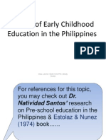 Pre-School History in The Philippines 2013