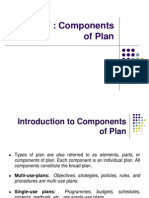 Chapter 7 Components of PLan