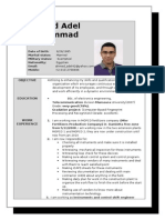 Ahmed Adel Mohammad: Personal Details