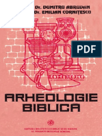 (Pr. Prof. Dr. Dumitru Abrudan Diac. Prof. Dr. Emilian Cornitescu) Arheologie Biblica