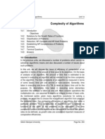 Unit 14 Complexity of Algorithms: Structure