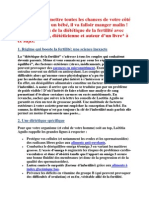 Dietetique de La Fertilite