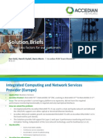 Accedian Solution Briefs PDF