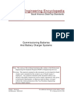 Commissioning Systems, Batteries and Battery Charger