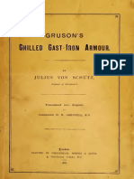 Gruson's Chilled Cast-Iron Armour - Schütz (1887)