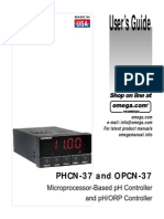 PHCN 37 and OPCN 37 PH and ORP Controller User Manual