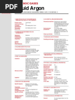 Liquid Argon MSDS